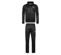 LONSDALE Chándal 'Wyberton' negro / blanco S negro / blanco