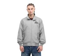 Lonsdale Chaqueta clásica para hombre, corte estrecho, gris/negro, 4XL