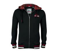 Lonsdale Chaqueta con Capucha Negro M L XL 2XL 3XL Londres Inglaterra Tartan