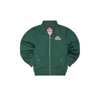 LONSDALE Chaqueta de entretiempo 'Classic' verde oscuro / blanco L EUR