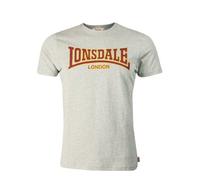 Lonsdale Classic Camiseta, Hombre, Gris, Medium (Talla del Fabricante: M)