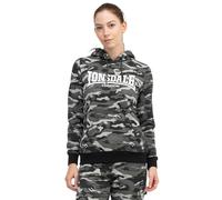 Lonsdale Clough Sudadera con, Camo Grey, XL para Mujer