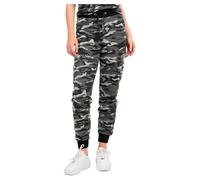Lonsdale Collyhurst Pantalones de chándal, Camo Grey, XS para Mujer