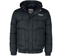 Lonsdale Dollagh Chaqueta de Invierno, Negro/Gris, XL para Hombre