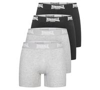 Lonsdale East Challow Bóxer, Black/Marl Grey, 3XL Hombres