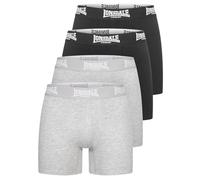 LONSDALE Calzoncillo boxer gris moteado / negro / blanco XXL gris moteado / negro / blanco