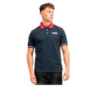 Lonsdale Ellers Grove Polo, Azul Marino/Rojo/Blanco, S Hombres