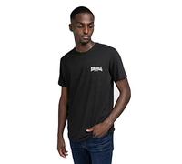 Lonsdale Elmdon Camiseta, Verde Oliva/Blanco, XL Hombres
