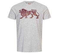 Lonsdale Endmoor Camiseta, Gris Jaspeado, XXL Hombres