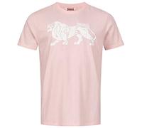Lonsdale Endmoor Camiseta, Rosa Pastel/Blanco, L Hombres