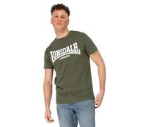 Lonsdale FULWOOD Camiseta, Olive/White, XXL para Hombre