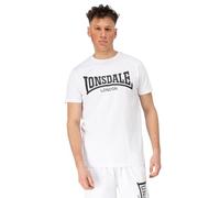 Lonsdale FULWOOD Camiseta, White/Black, L para Hombre