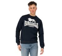 Lonsdale Go Sport Sudadera, Azul Marino/Crudo, L para Hombre