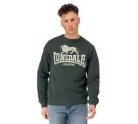 Lonsdale Go Sport Sudadera, Verde y Verde, L para Hombre