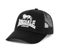 Lonsdale Gorra Blaydon negro/blanco, talla única, Blanco