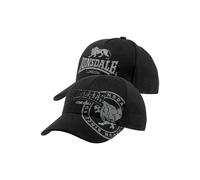 Lonsdale LEISTON Double Pack Gorras, Black, One Size Unisex-Adulto