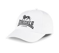 Lonsdale Gorra Norbury para Hombre, Negro/Blanco, Talla única