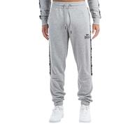 Lonsdale Grutness Pantalones de chándal, Marl Grey/Black/White, S Hombres, 117562