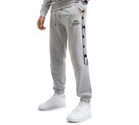 Lonsdale Grutness Pantalones de chándal, Marl Grey/Black/White, XXXL para Hombre