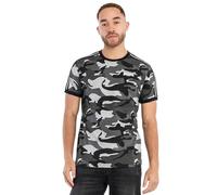 Lonsdale Camiseta Gunnista Camuflaje gris L Hombres 117520