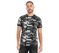 Lonsdale Camiseta Gunnista Camuflaje gris L Hombres 117520