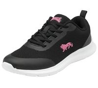Lonsdale Helmsdale Road - Zapatillas de Running para Mujer, Color Negro/Rosa Intenso, Talla 36, Negro/Rosa, 39 EU