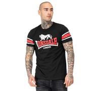 Lonsdale HEMPRIGGS T-Shirt, Black/Red/White, M Men's