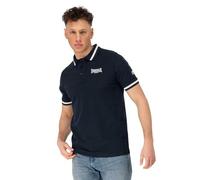 Lonsdale Herren Poloshirt Schmale Passform Causton Polo, Azul Marino/Crudo, XL Hombres