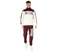 Lonsdale Holmbury Track Suit, Oxblood/Crudo, XL para Hombre