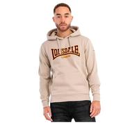 Lonsdale Hooded Classic Ll002 Sudadera con Capucha, Arena, 3XL para Hombre