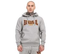 Lonsdale Hooded Classic Ll002 Sudadera con Capucha, Marl Gris, L para Hombre