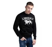 Lonsdale KERSBROOK - Sudadera para Hombre (Talla XL), Color Negro