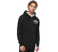 Lonsdale LINTMILL - Sudadera con capucha para hombre, negro/blanco/gris, XXXL