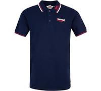 Lonsdale Lion Polo Shirt, Azul marino y rojo, XXL