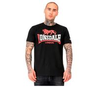 Lonsdale Lion Two Tone Camiseta, Negro, Rojo Y Blanco, 3XL para Hombre