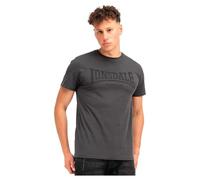 Lonsdale Logo Kai Camiseta, Gris, M Hombres