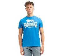 Lonsdale Logo Top Deportivo para Hombre, Azul Real y Blanco, 3XL
