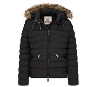 Lonsdale London APPLEDORE Chaqueta de Invierno con Capucha para Mujer, Negro, XX-Large