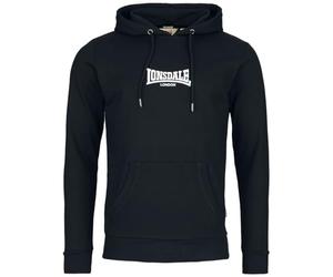Lonsdale London BEETHAM Hombre Sudadera con Capucha Negro 60% algodón, 40% poliéster Regular