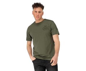 Lonsdale London BREOCK Hombre Camiseta Aceituna 100% algodón Regular
