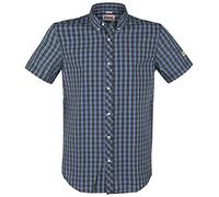 Lonsdale Brixworth Camisa, Blue/White/Black, L para Hombre