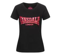 Lonsdale London CARTMEL Mujer Camiseta Negro 100% algodón Regular