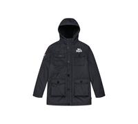Lonsdale London Chaqueta de invierno 'BIRLING' negro / blanco S EUR