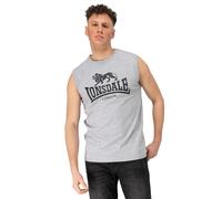 Lonsdale London CLOPTON Hombre Top Tirante Ancho Gris/Melé Regular
