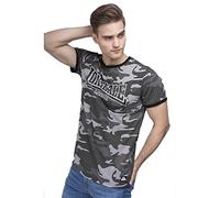 Lonsdale London Cobbett Hombre Camiseta Camuflaje XL 60% algodón, 40% poliéster Estrechos