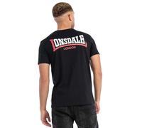Lonsdale London Dale Hombre Camiseta Negro Regular