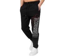 Lonsdale London Dartford Hombre Pantalones de Deporte Negro M 100% algodón Suelto