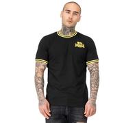Lonsdale London DUCANSBY Hombre Camiseta Negro 100% algodón Estrechos