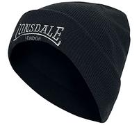 Lonsdale London Dundee Unisex Gorro Negro 100% poliacrílico