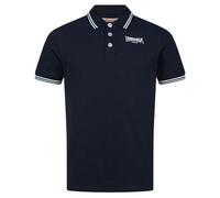 Lonsdale London Eastleigh Hombre Polo Azul Marino M 100% algodón Stickerei Regular